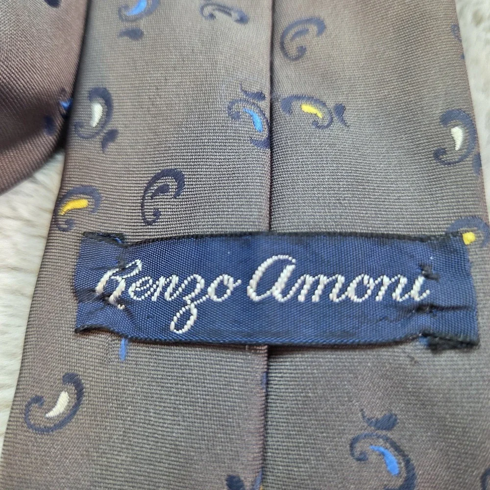 Silk Blend Necktie Lot Mens OS Paisley Striped Designer Multicolor Bundle of‎ 7